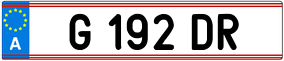 Truck License Plate